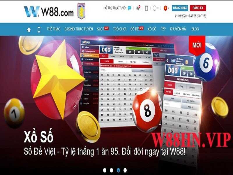 Hướng dẫn các thao tác chơi xổ số W88