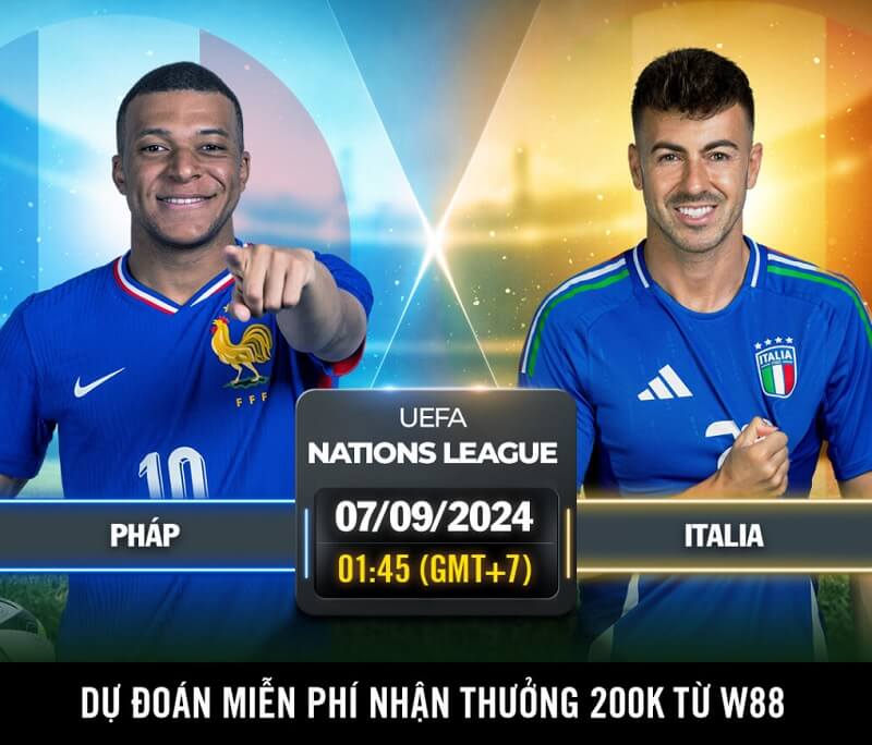 [W88 – MINIGAME] | PHÁP – ITALY | GÀ TRỐNG KHÔNG THỂ GÁY VANG